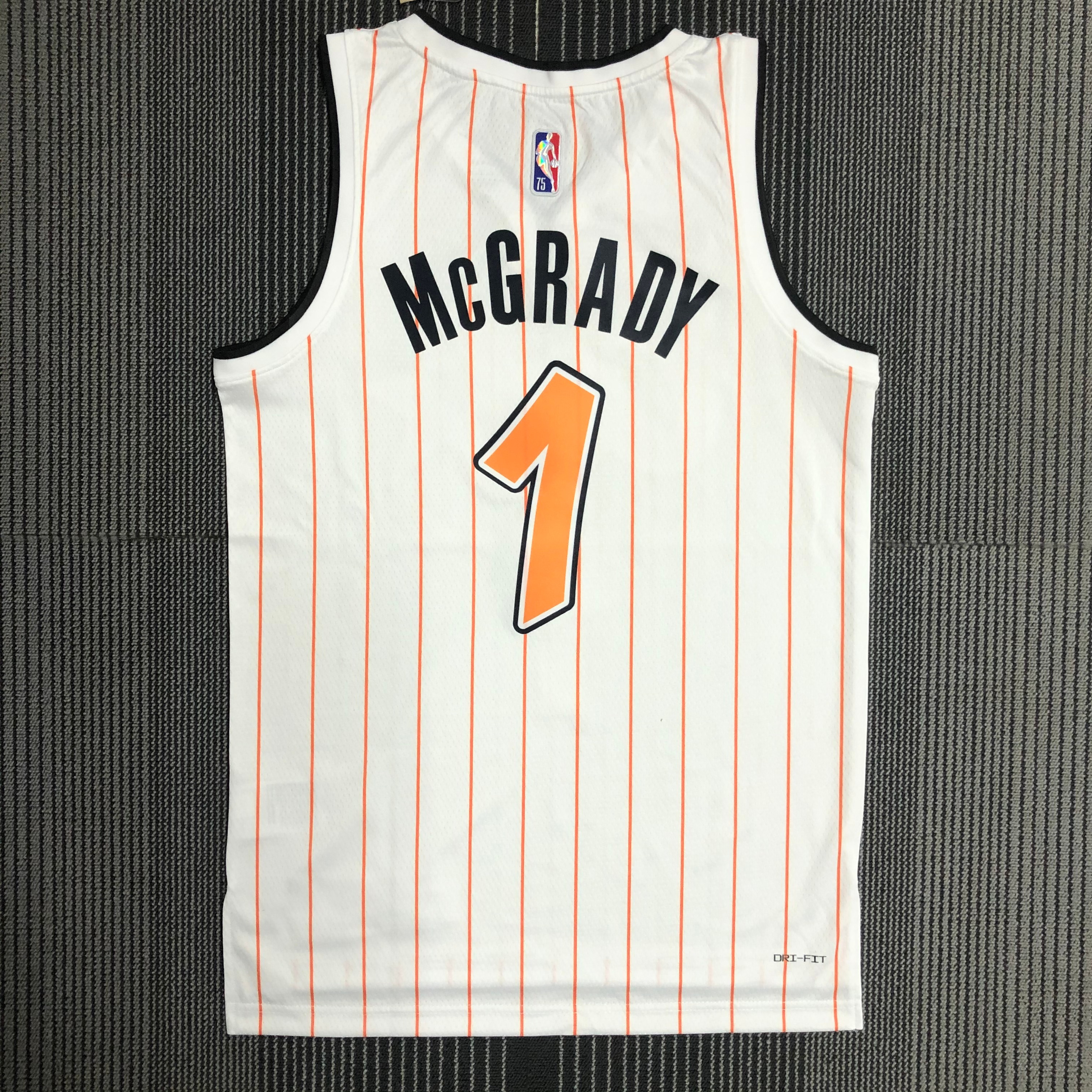 75TH ORLANDO MAGIC WHITE  No.1 McGRADY