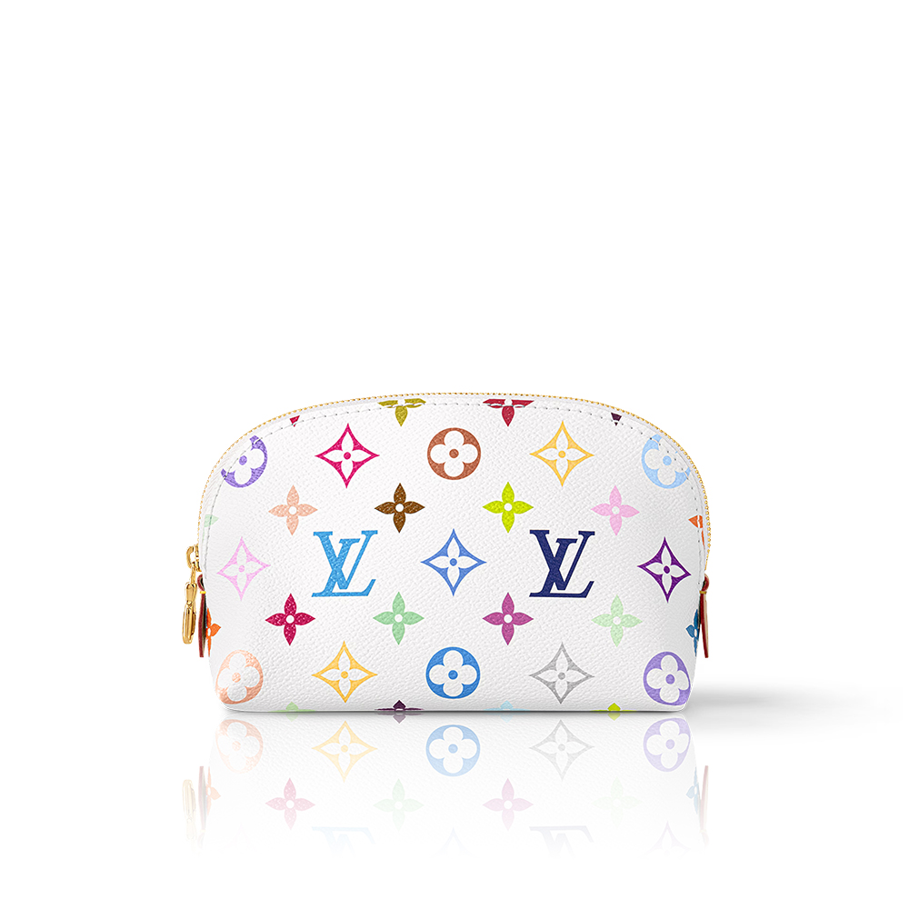 Louis Vuitton LV x Murakami Cosmetic Pouch card holder wallet(Mirror Quality)