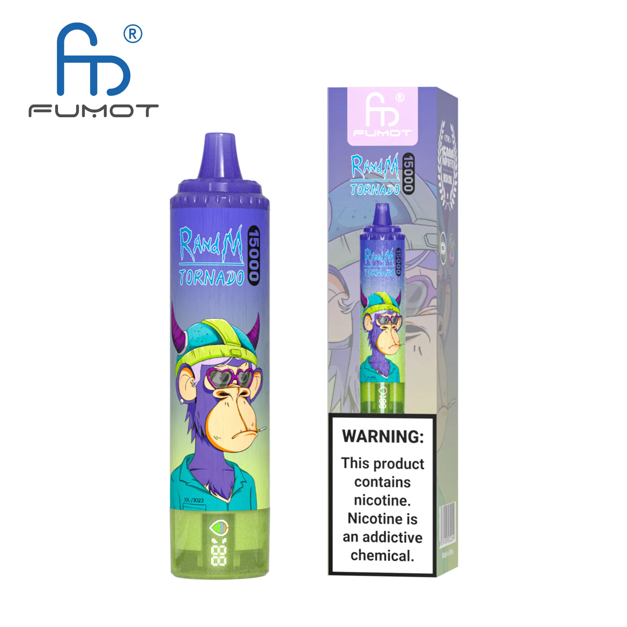 FUMOT Tornado 15K Rechargeable Disposable Vape – Vimto - Vaba Vape-Shop