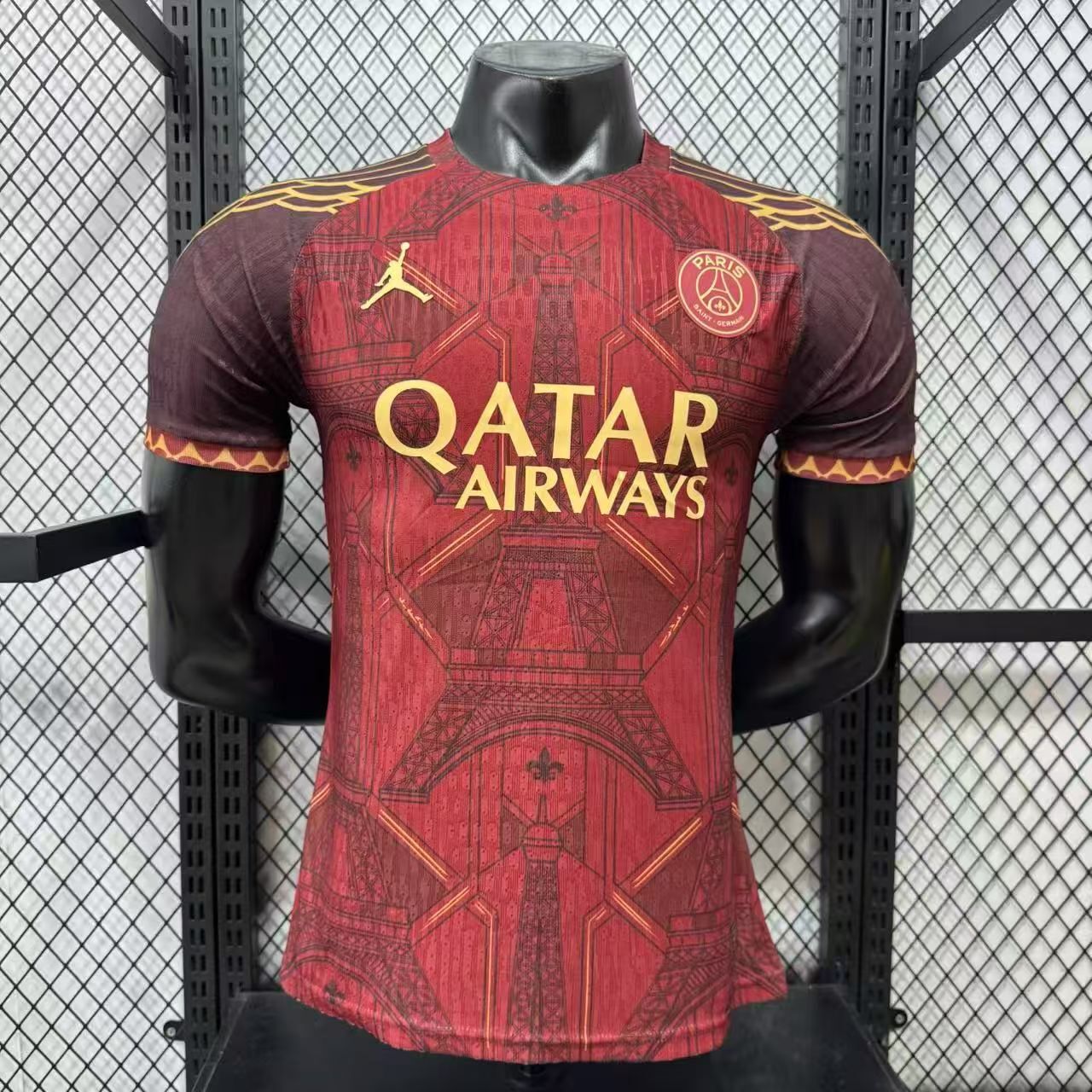 2026-27 Player Levver Paris Special Edition Wine Red Soccer Jersey 1:1 Thai Quality