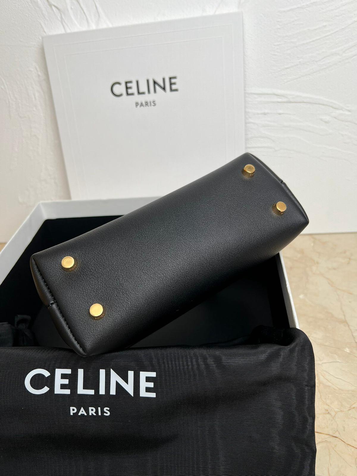 Celine Black Kelly handbag Bags
