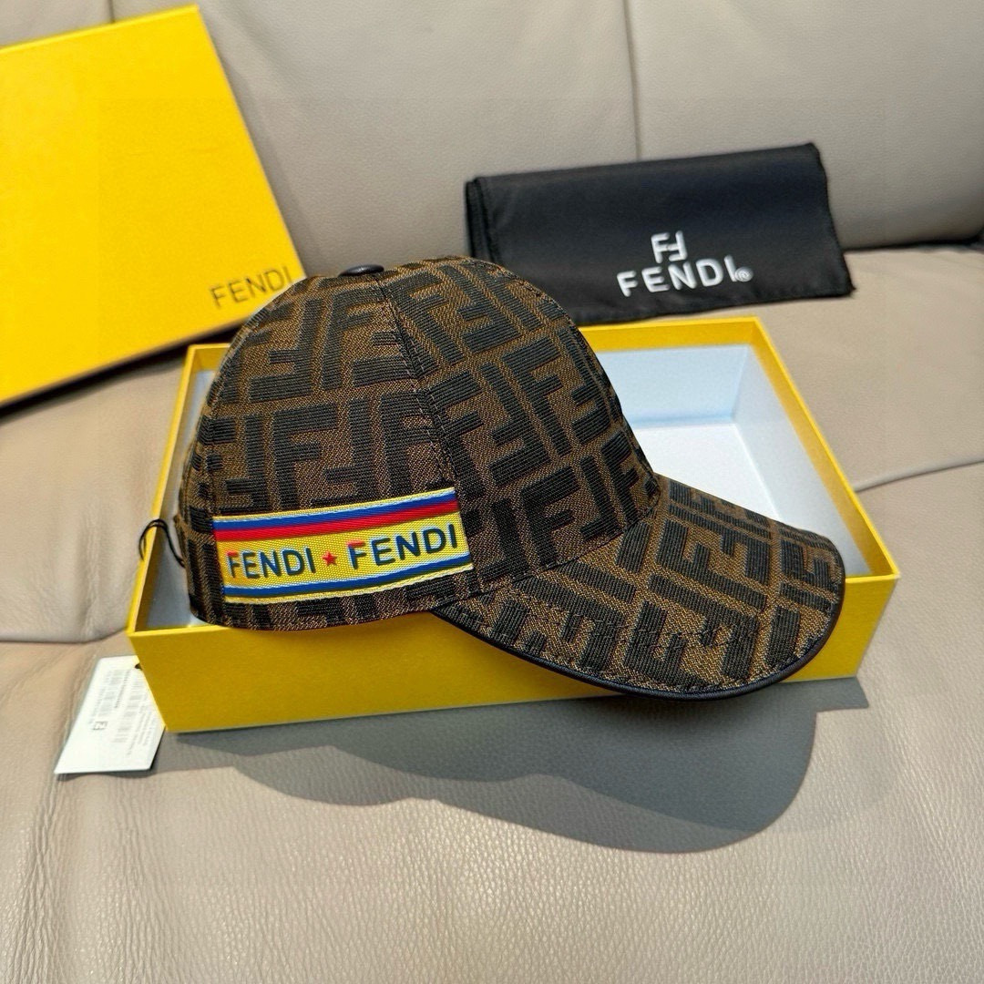 Fendi FF Logo Baseball Cap