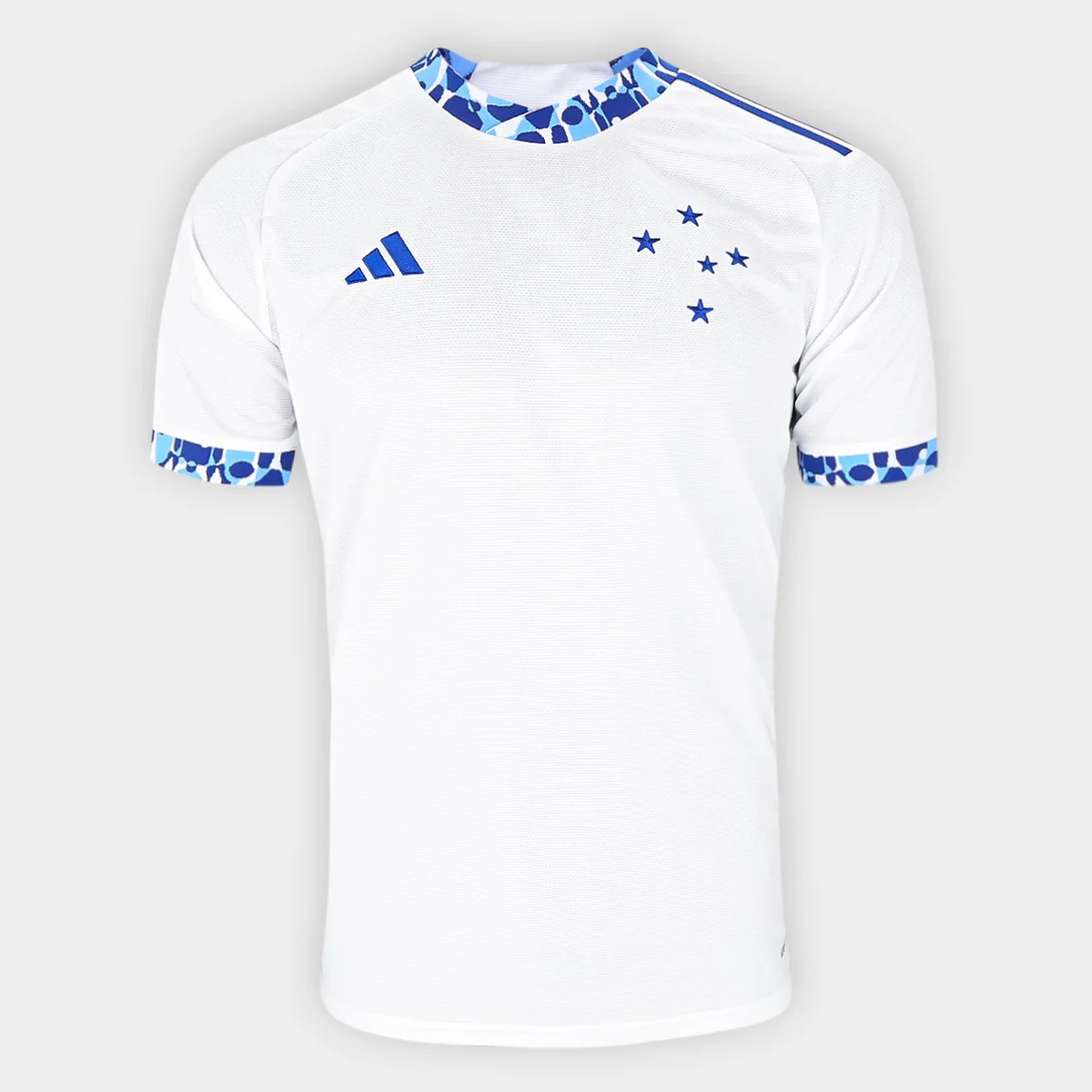 Cruzeiro II 24/25 s/n° Torcedor Masculina - Branco+Azul