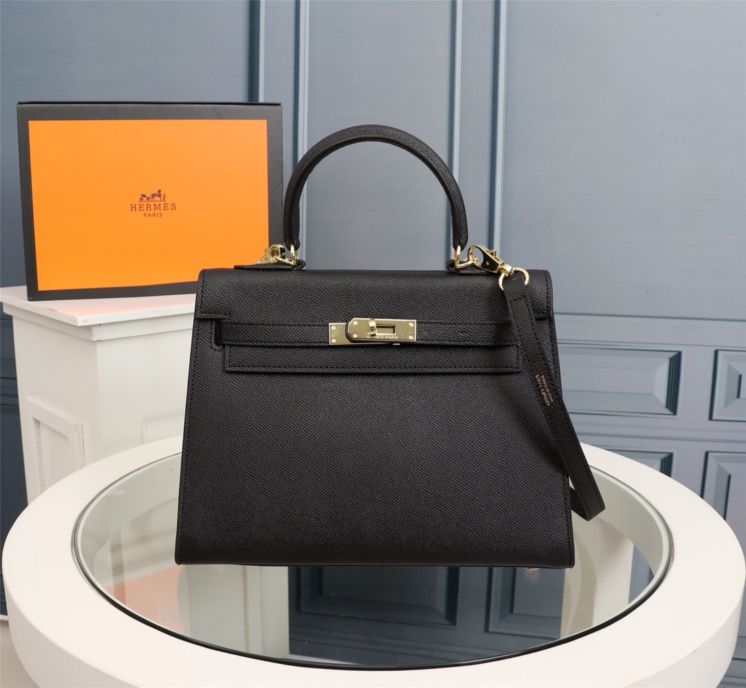 Hermes Kelly Gold Buckle Bag-Epsom