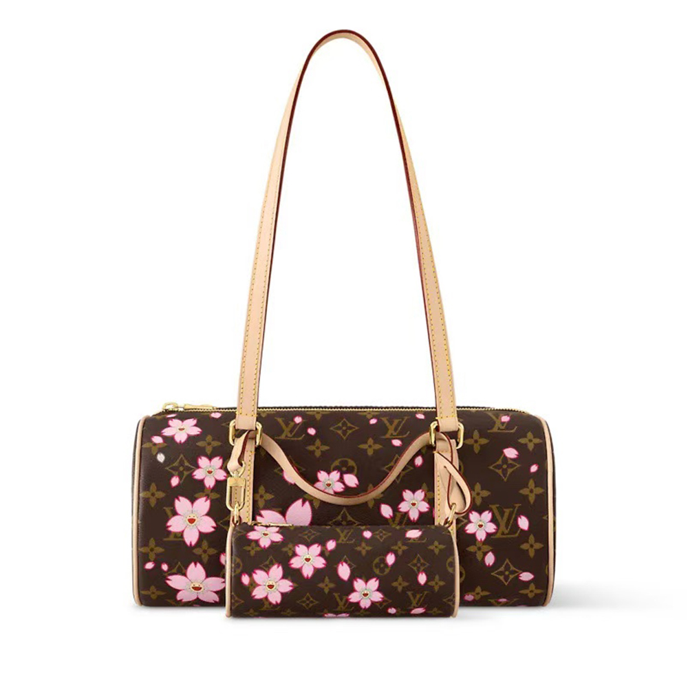 LV x TM Louis Vuitton Cherry Blossom Papillon tote Bag