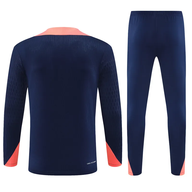 Adult/ Kids 2425 Barcelona half zipper Training suit 0C2A1222