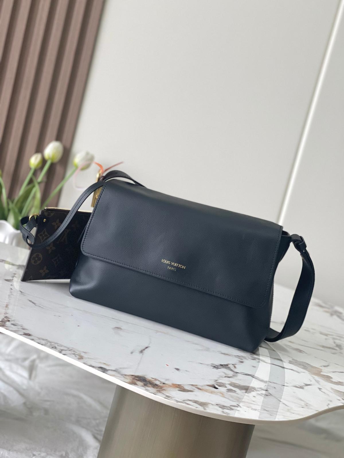 Louis Vuitton LV Black Low Key Messenger Bag