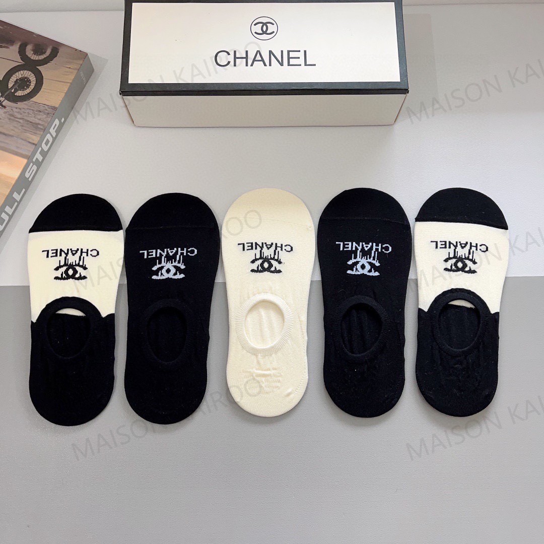 Chanel Socks 5-Pack - KAIROO