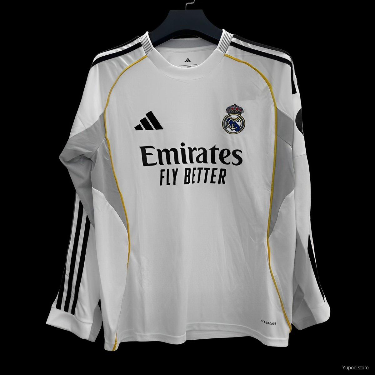 Real Mαdrid 25/26 Home Long Sleeves S-3XL