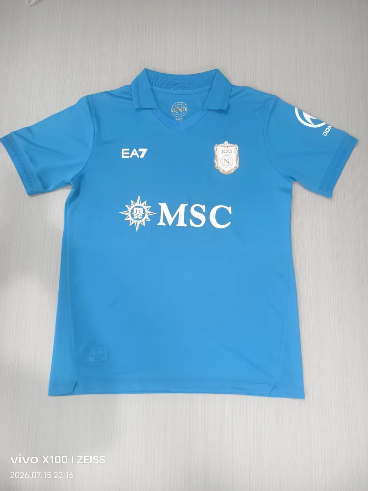 2026-27 Napoli Home Blue Fans Football Shirt 1:1 Thai Quality