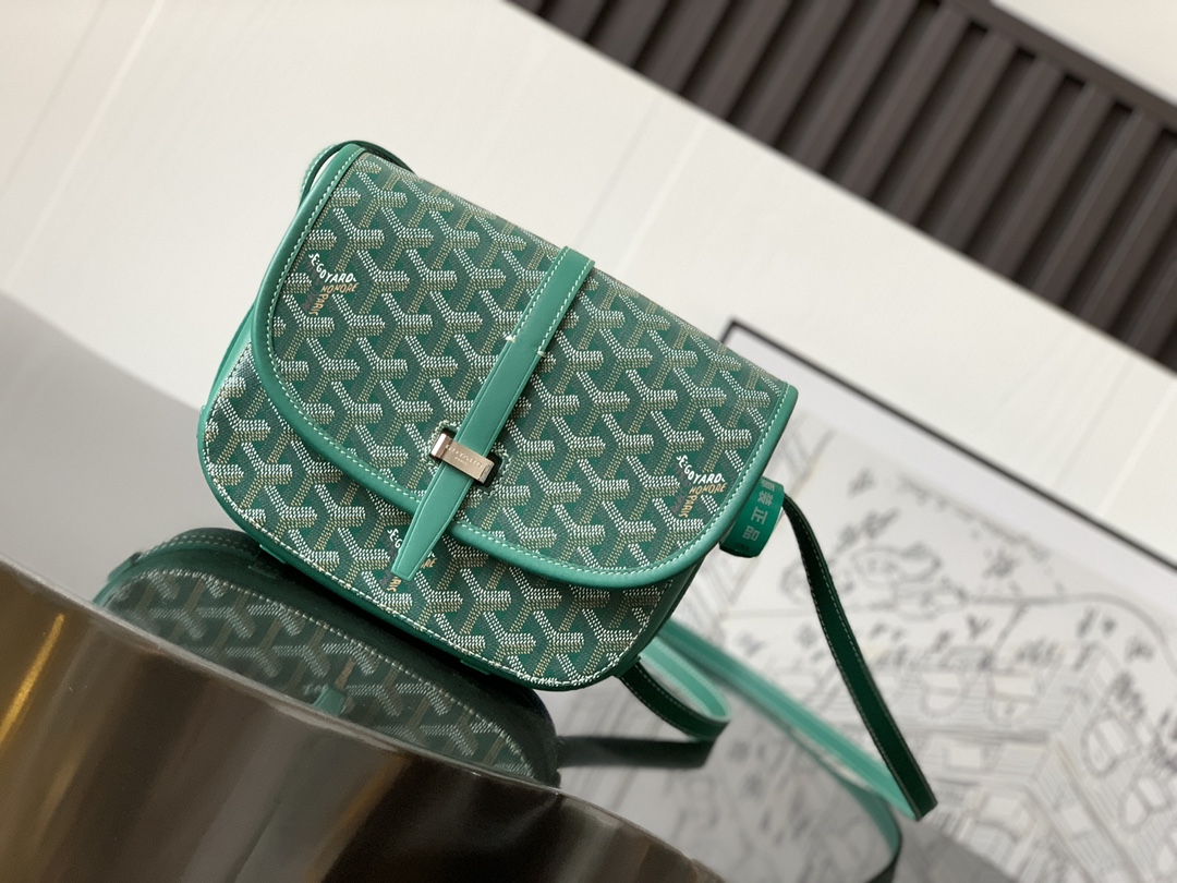 Goyard Belvedere PM Bag in Green