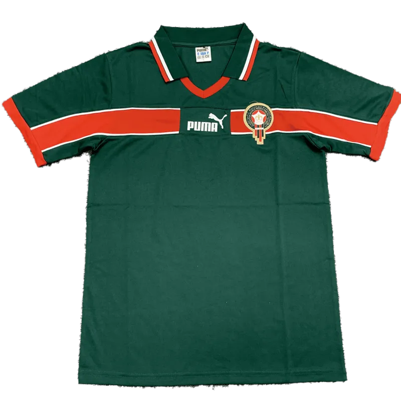 Morocco World Cup 1998 Rrtro Jersey Home