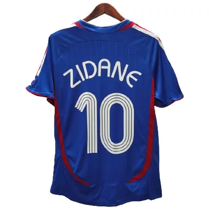 2006 France Zidane #10 Retro Jersey Home World Cup