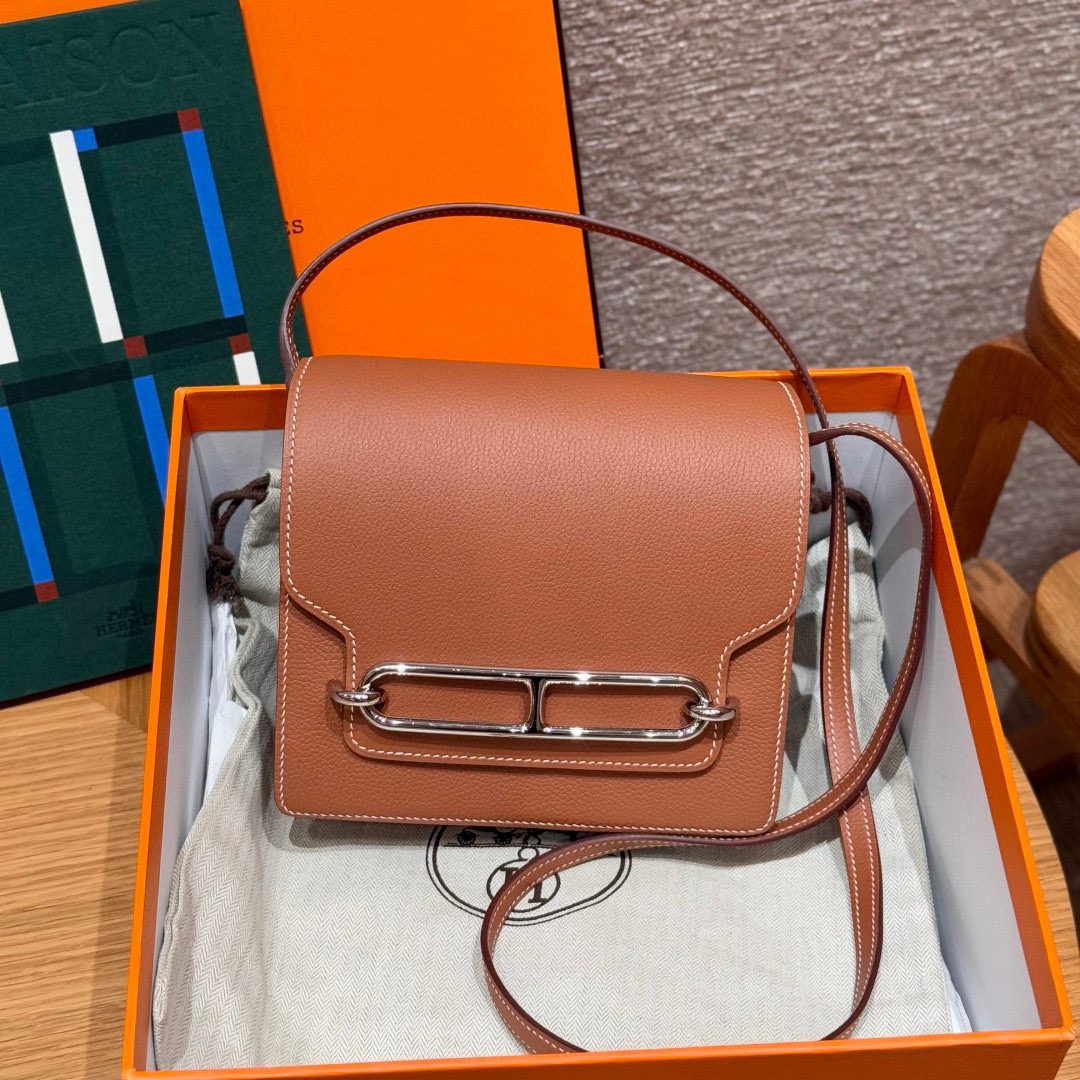 Hermes Gold Evercolor Mini Roulis 18