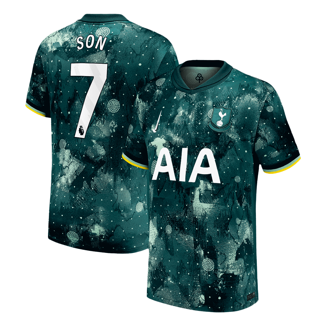 SON 7# Tottenham Hotspur Soccer Jersey Third Away Custom Shirt 2024-25