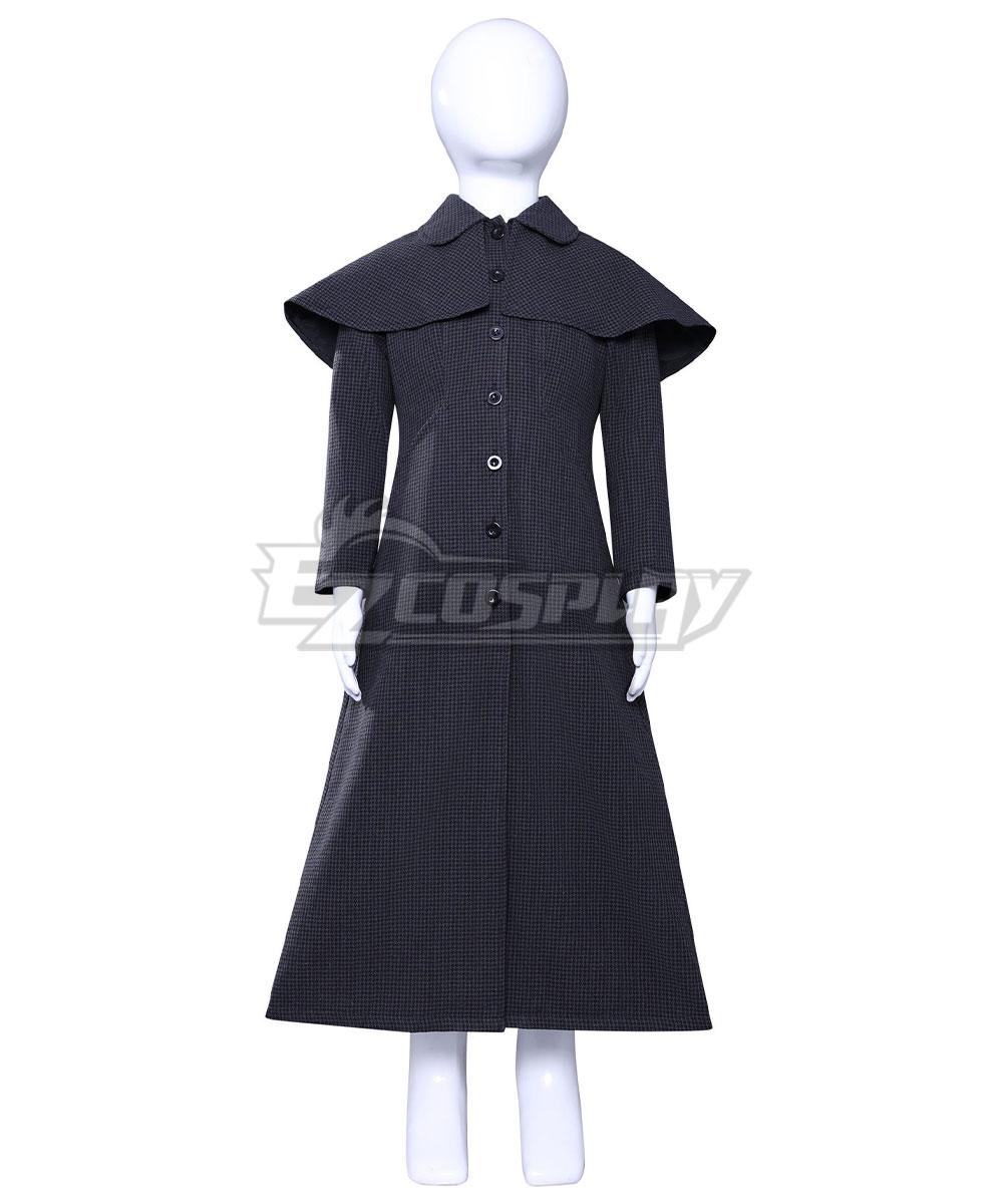 Kid Size Wednesday Season 2 Wednesday Only Coat Cosplay Costume