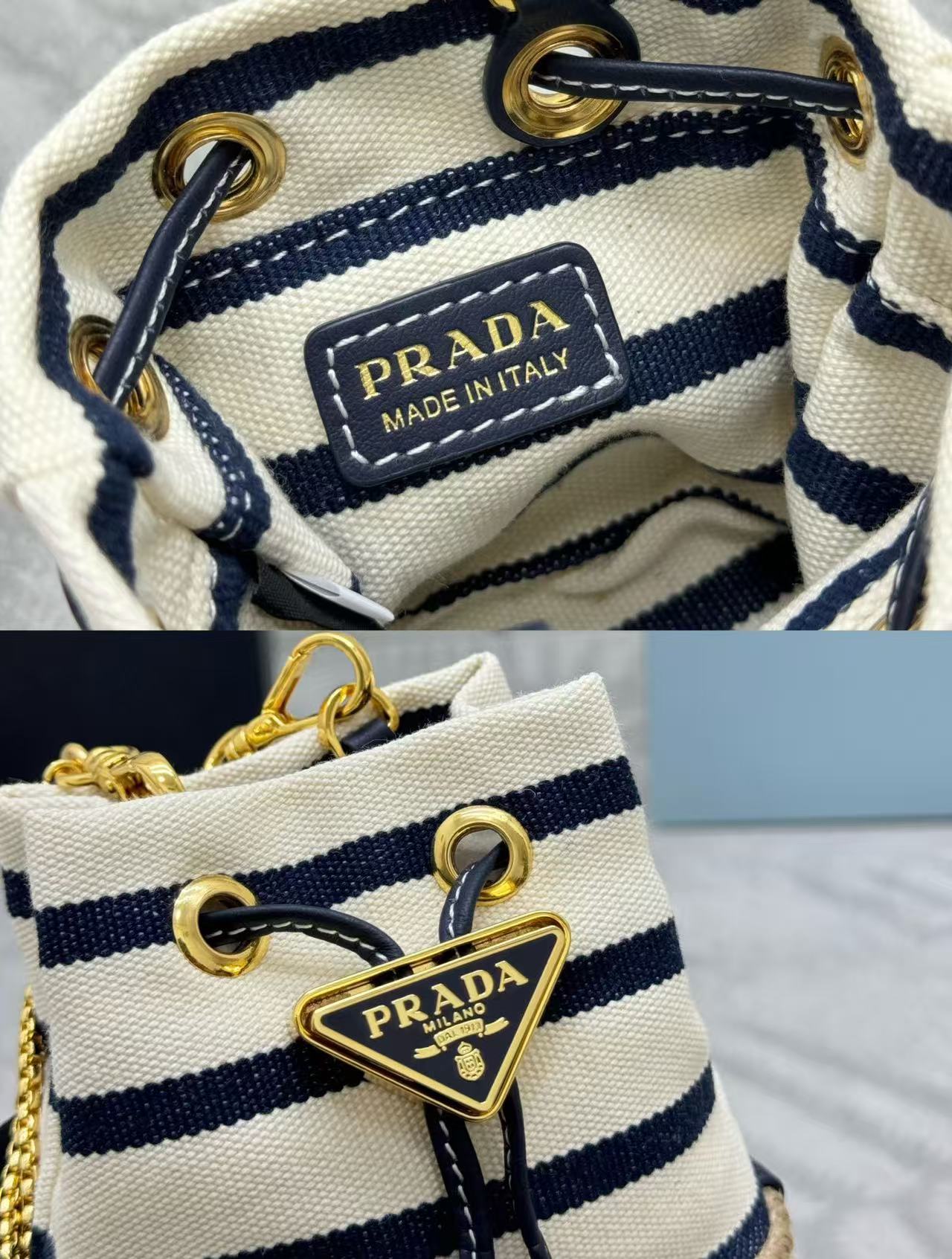 Prada mini bucket bag crossbody bag