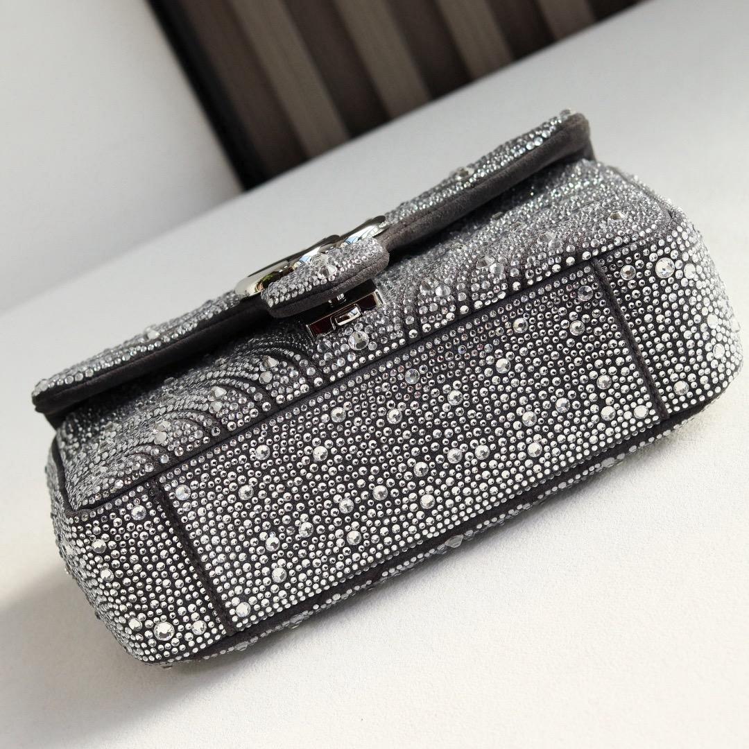 Gucci Marmont Crystal-Embellished Small Shoulder Bag