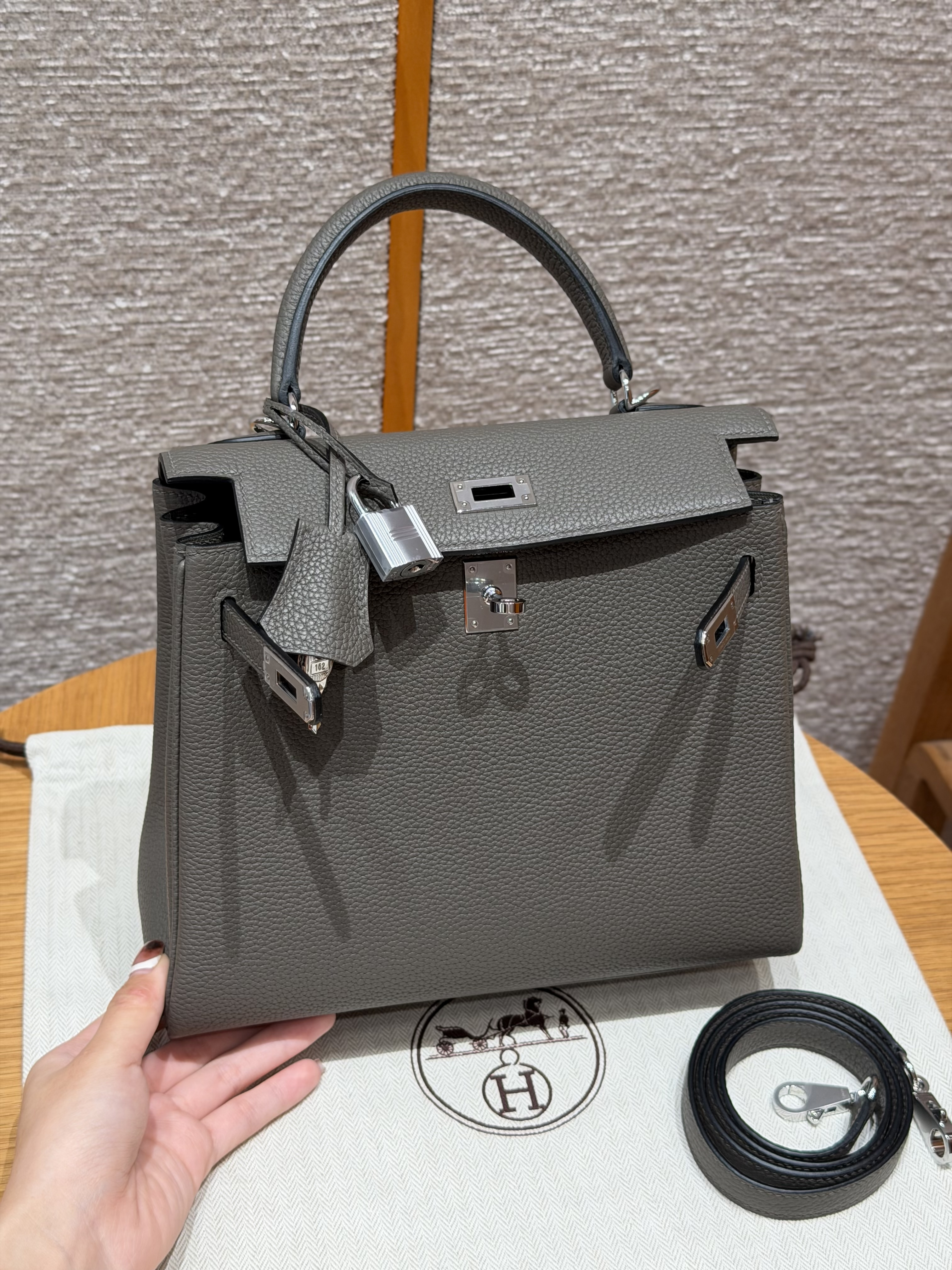 Hermes Etain Togo Kelly 25