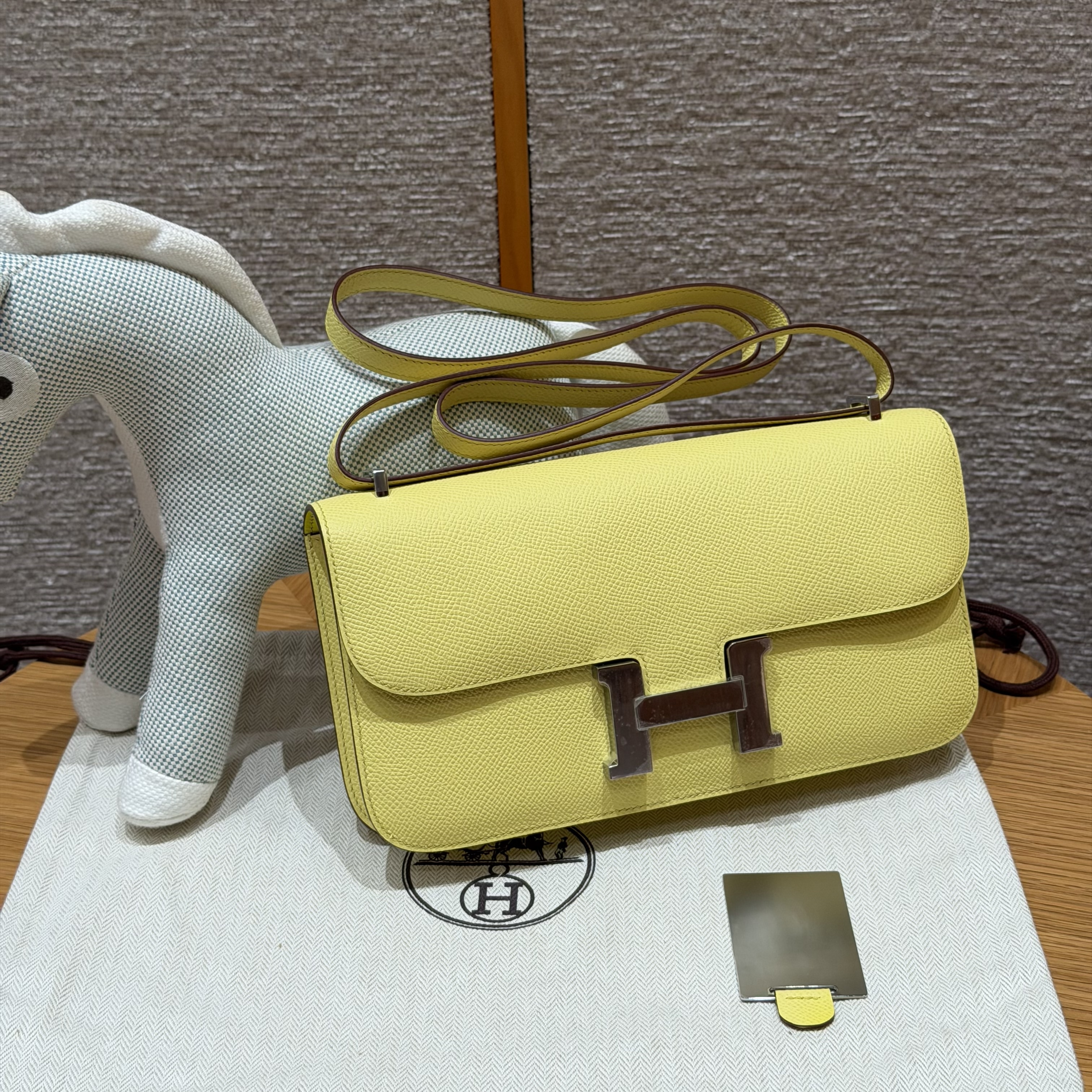 Hermes Lime Epsom Constance Elan