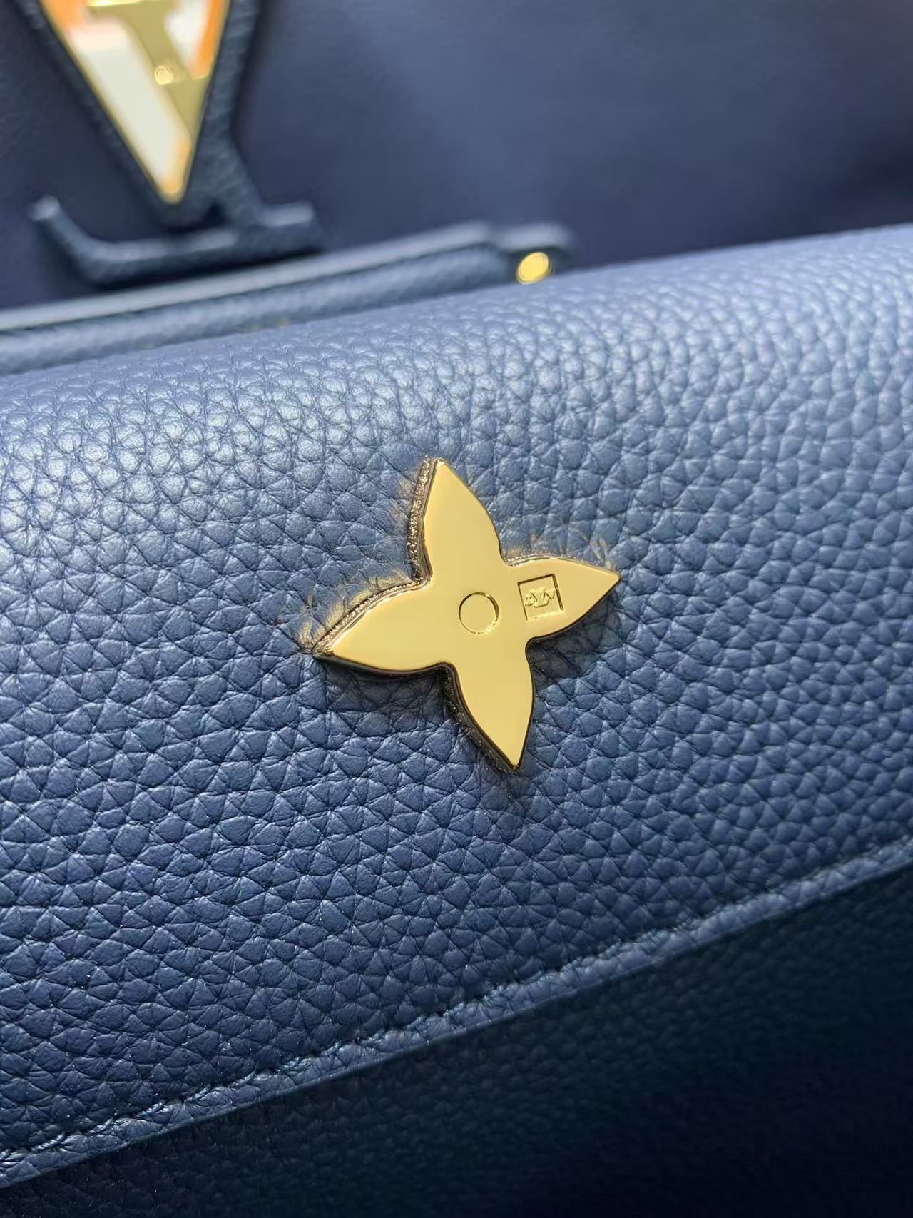 Louis Vuitton new Capucines handbag in blue