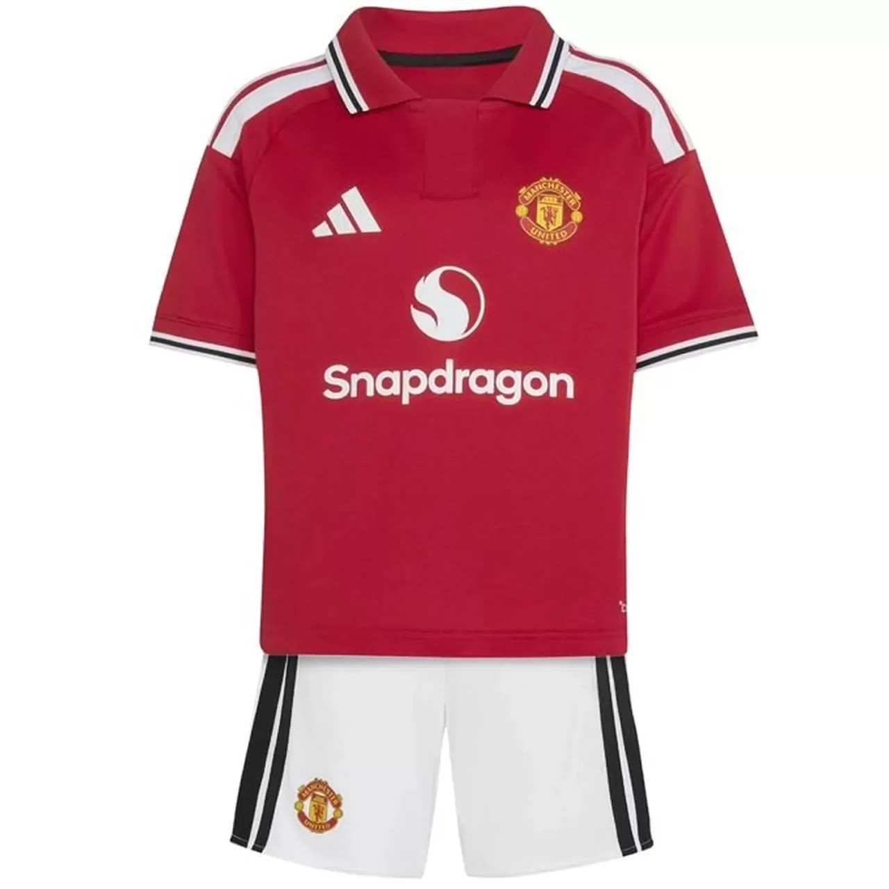 Kids Manchester United Home Jersey Suit & Socks 26/27