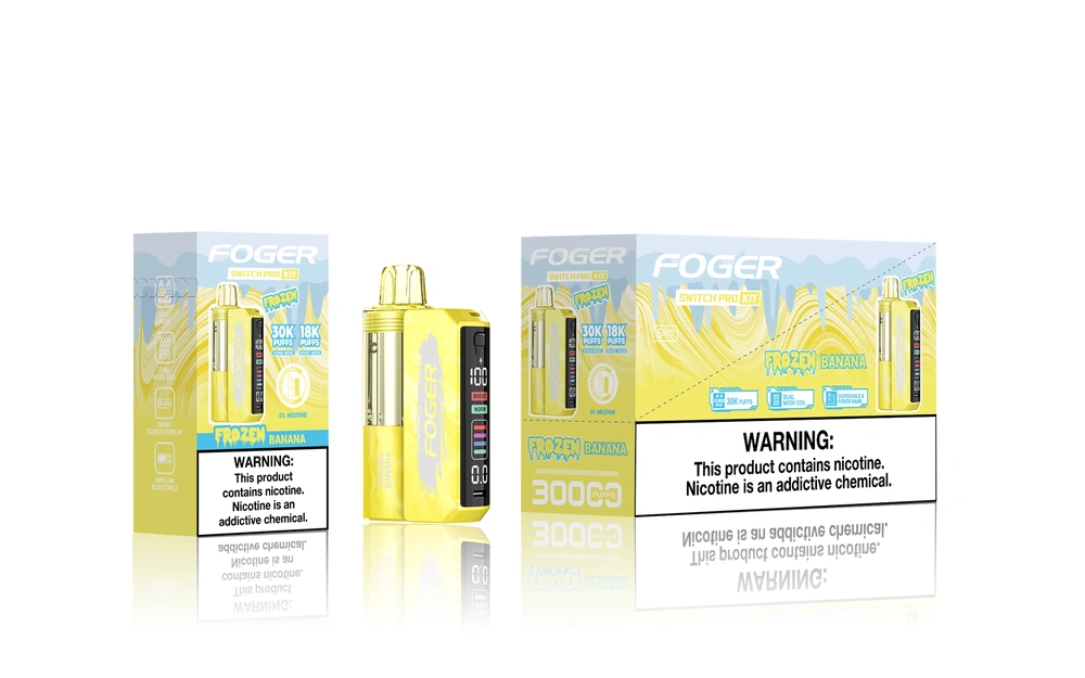 Foger Switch Pro 30000 Puffs Kit - Frozen Banana - Vaba Vape-Shop
