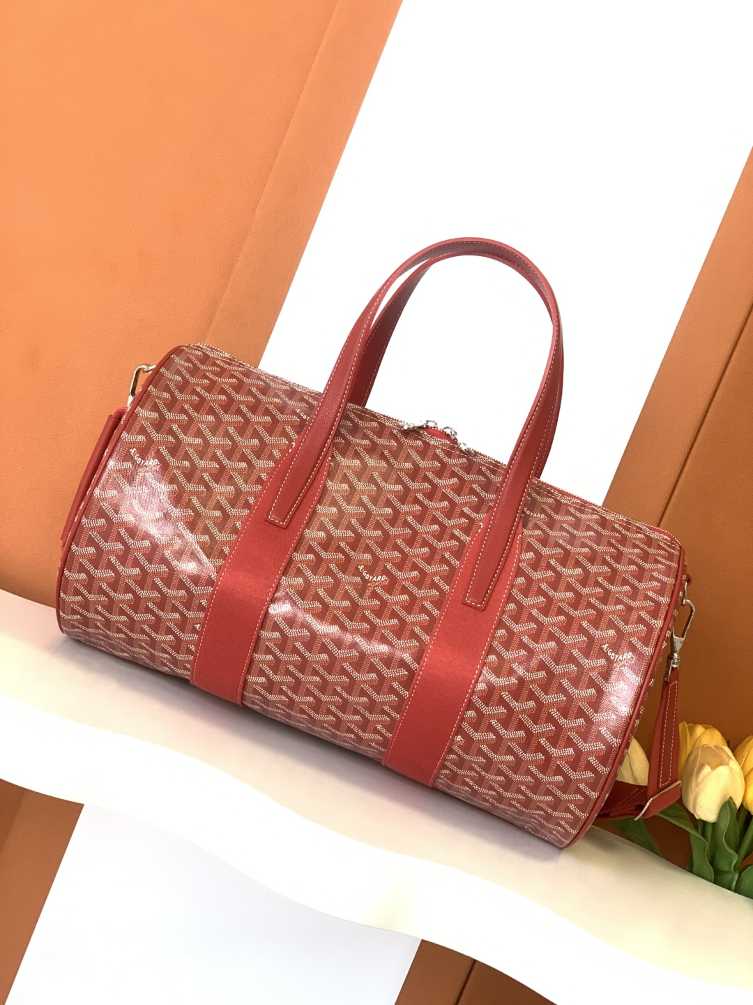 Goyard Bag Barrel  Goyardine 020248