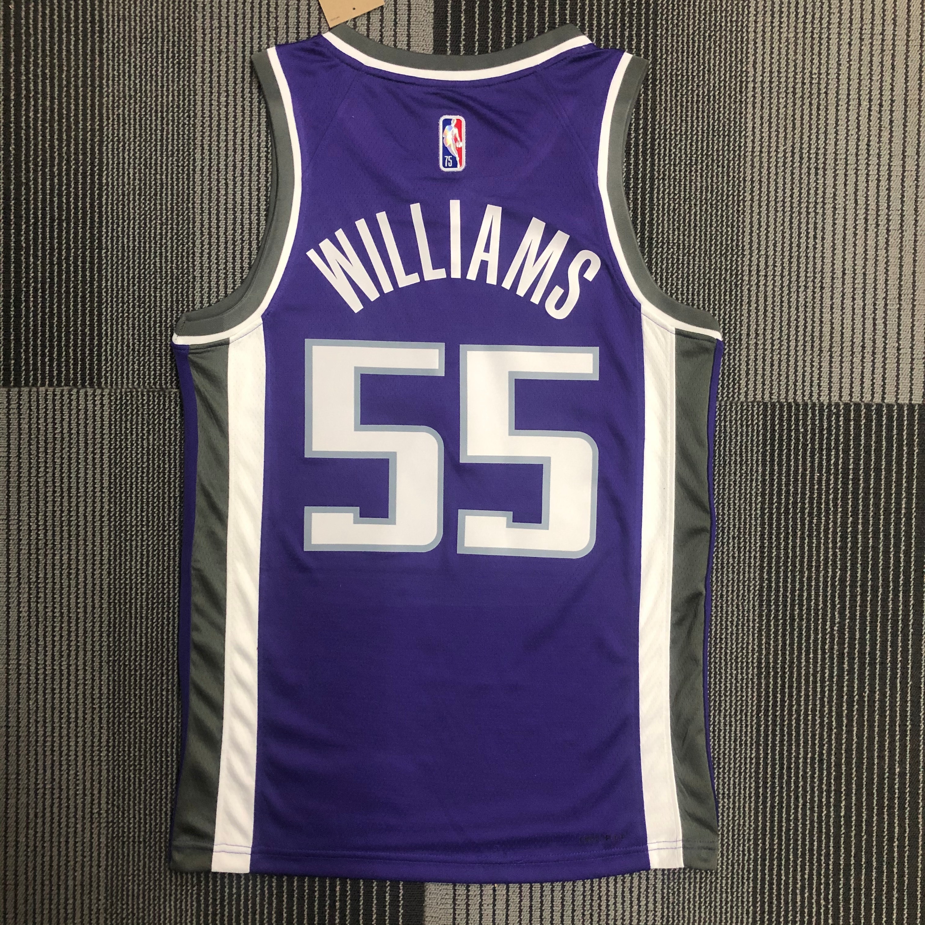 75TH YEARS SACRAMENTO KINGS PURPLE  #55 WILLIAMS