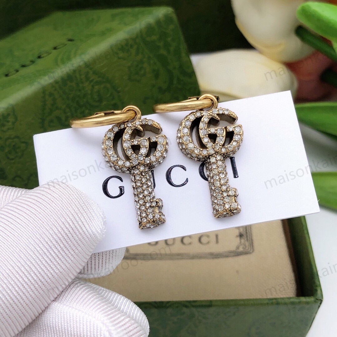 Gucci Double G Key Earrings - KAIROO