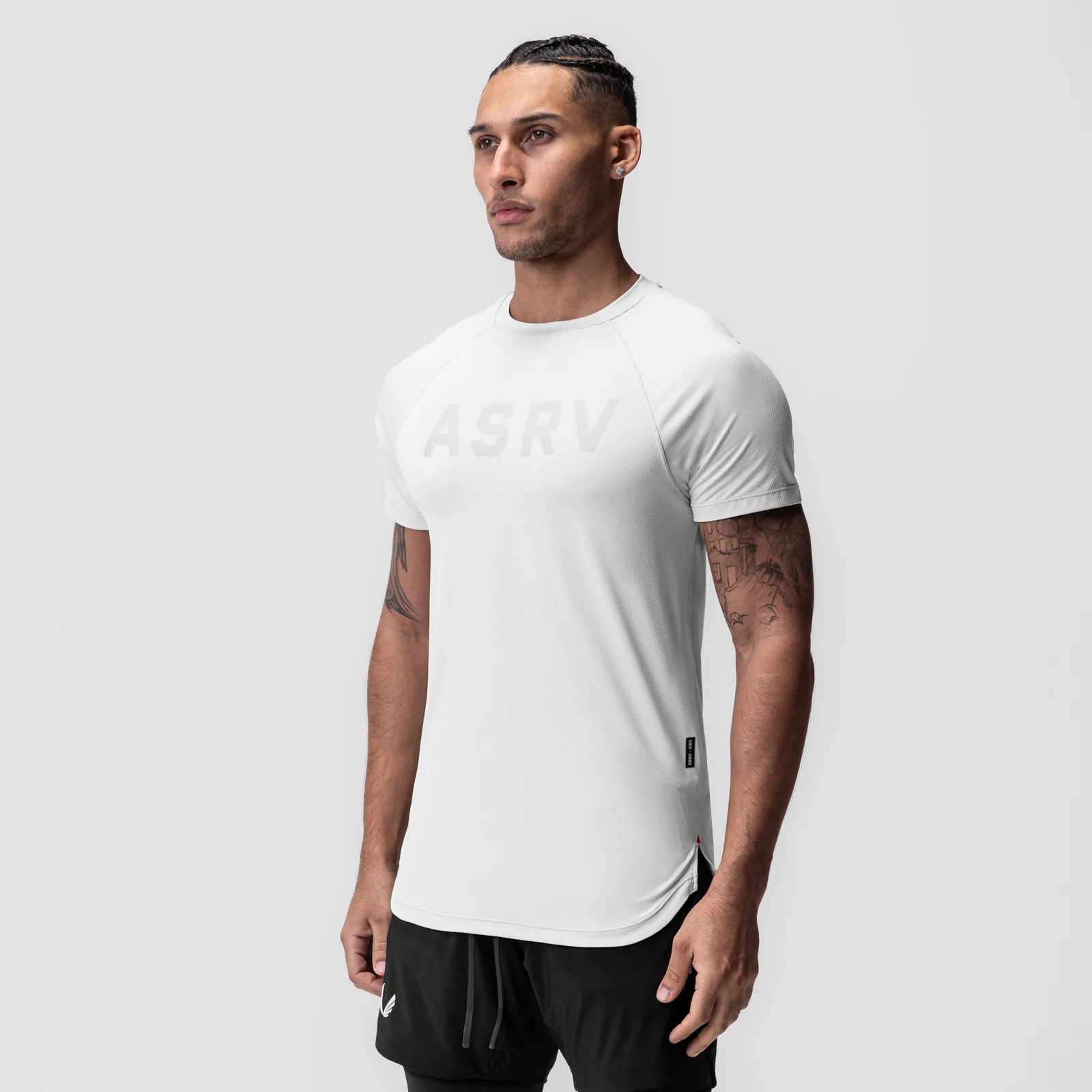 0660. AeroSilver Established Tee - White 