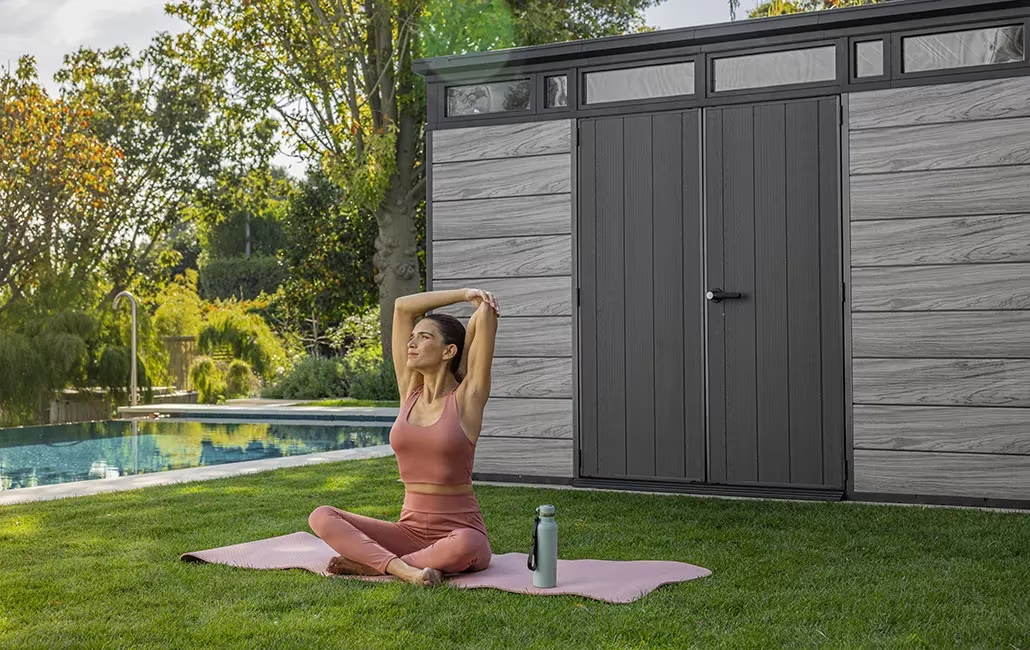 Signature 11x7 Storage Shed - Storm Grey