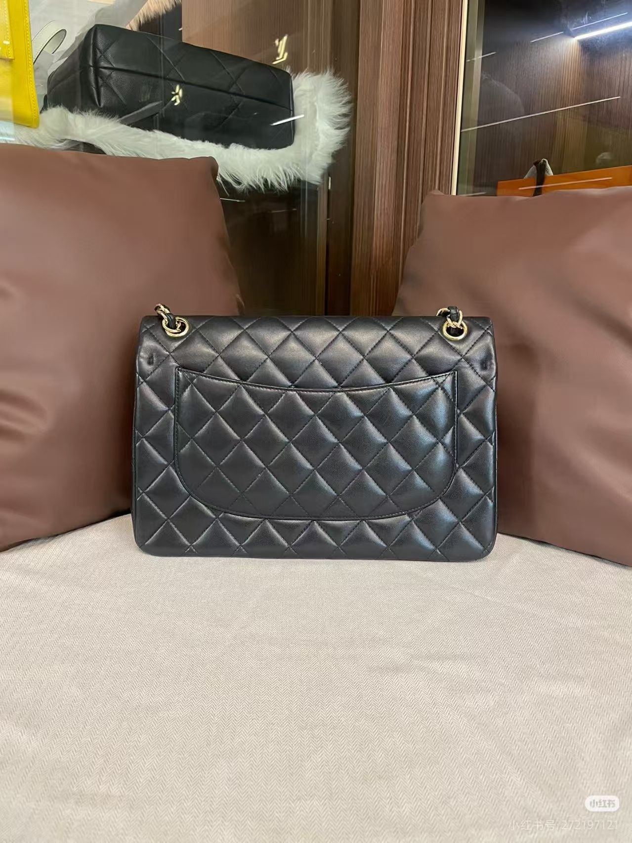 Chanel bags Lambskin CF Large 30CM