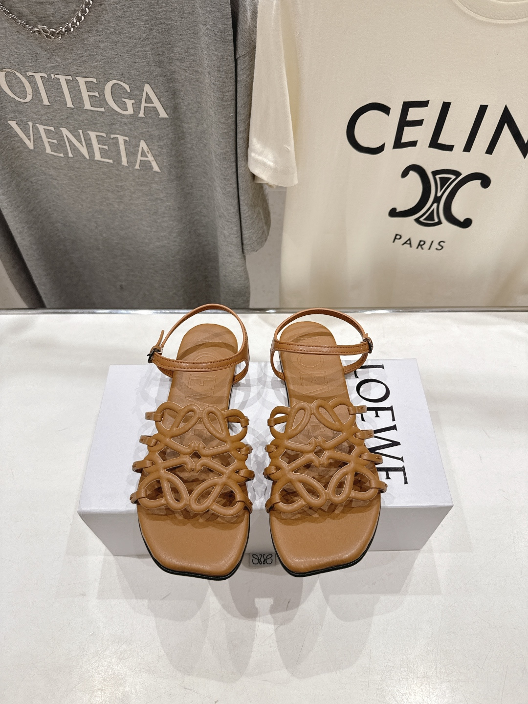 Loewe Petal Anagram Sandal