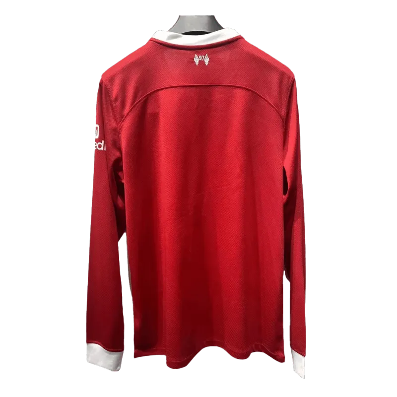 23-24 Liverpool Home Long Sleeve Jersey