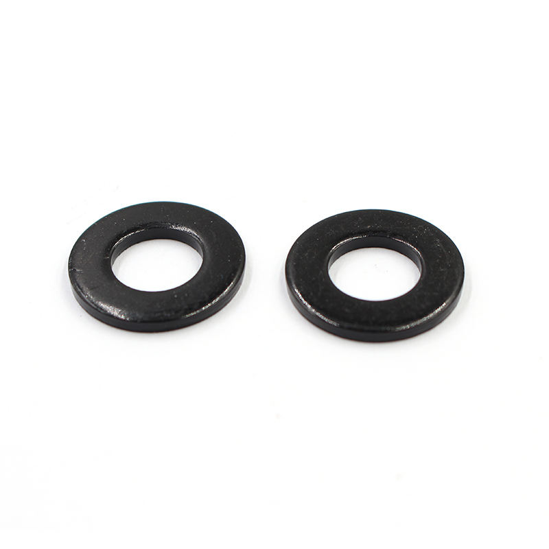 Factory Directly Supply Customized Grade 8.8 M1.6 M2 M2.5 M3 M3.5 M4 M5 M6 M8 M10 M12 Black Oxide Carbon Steel Flat Washer