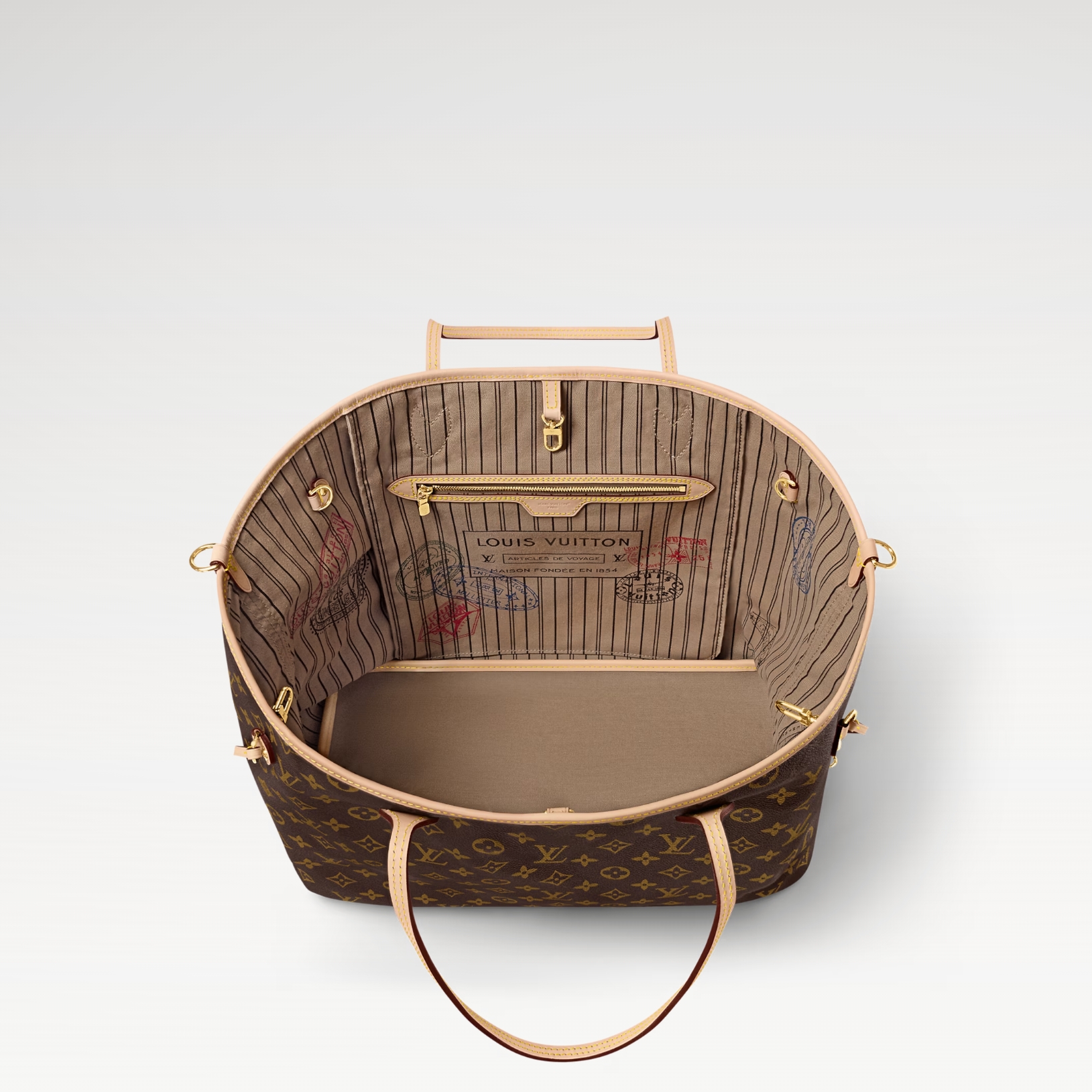 Louis Vuitton LV Neverfull Bandoulière Inside Out GM