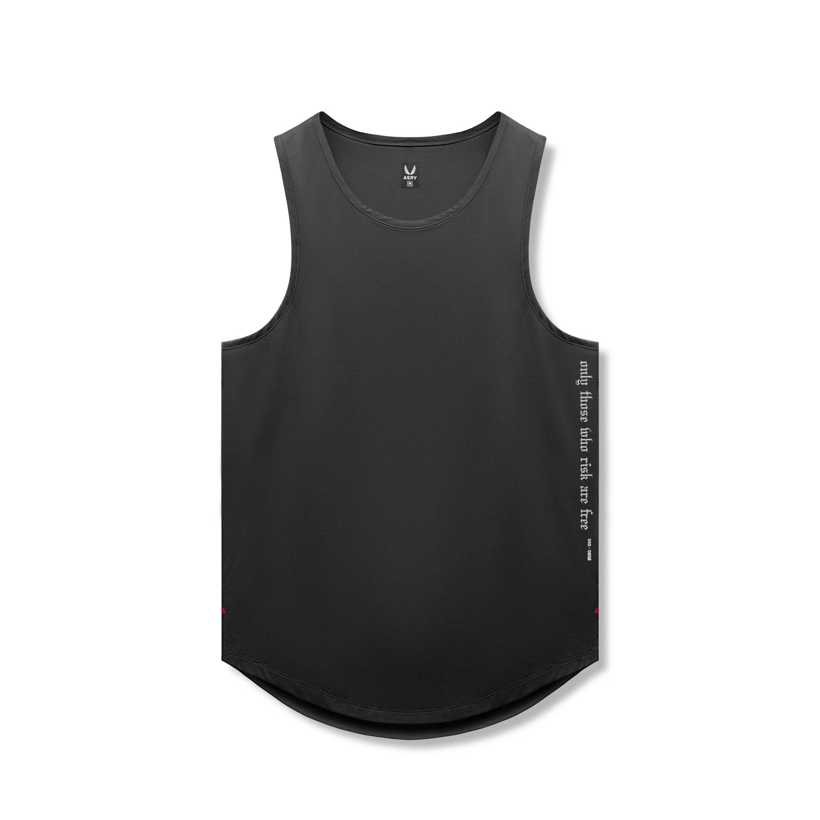 0830. AeroSilver Tank Top - Black 