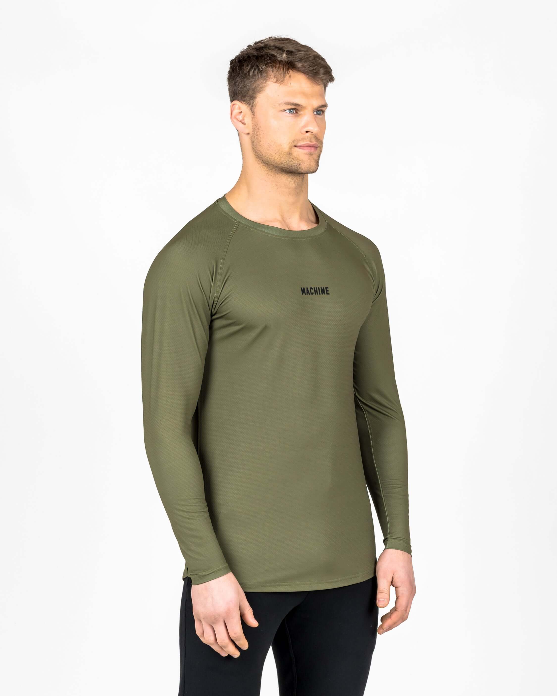 Activ-Mesh Agile Long Sleeve T-Shirt (Olive)