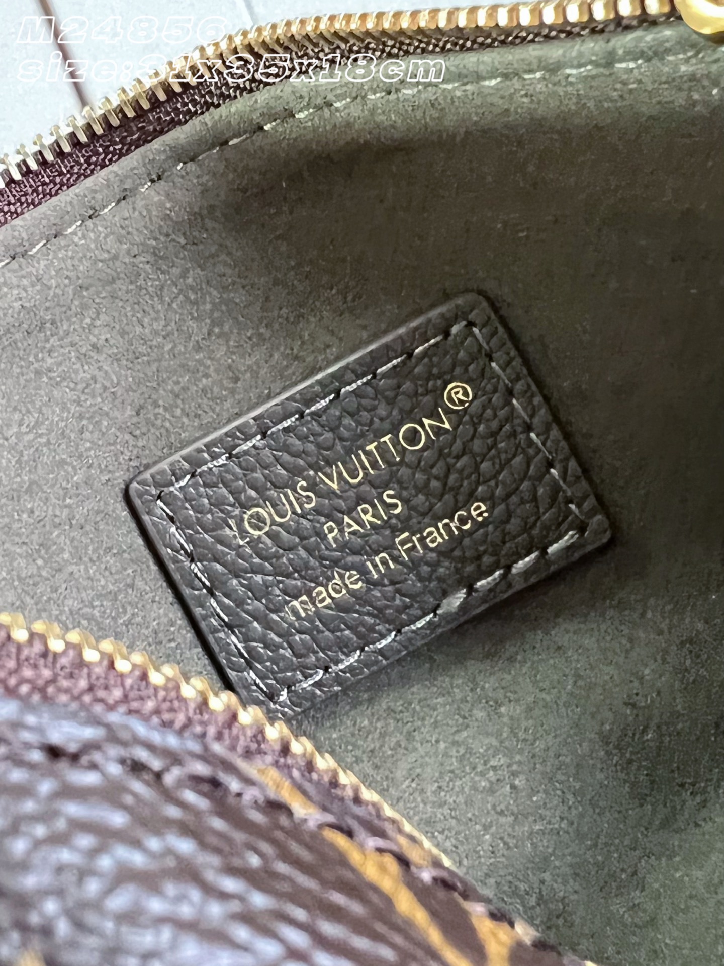 Louis Vuitton Dark Grey Green Flight Mode Medium Handbag
