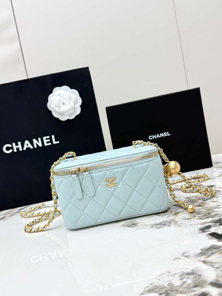 Chanel Golden Ball makeup bag