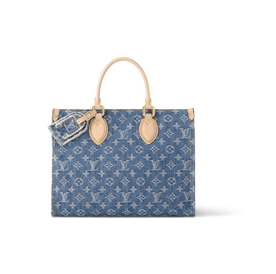 Louis Vuitton LV ONTHEGO Denim Bag