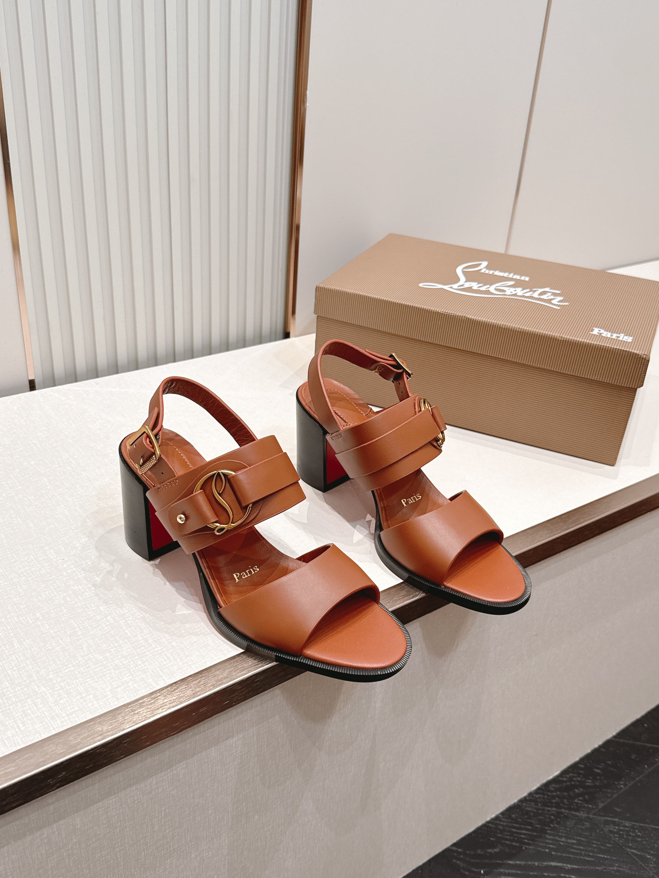 Christian Louboutin Leather Sandals