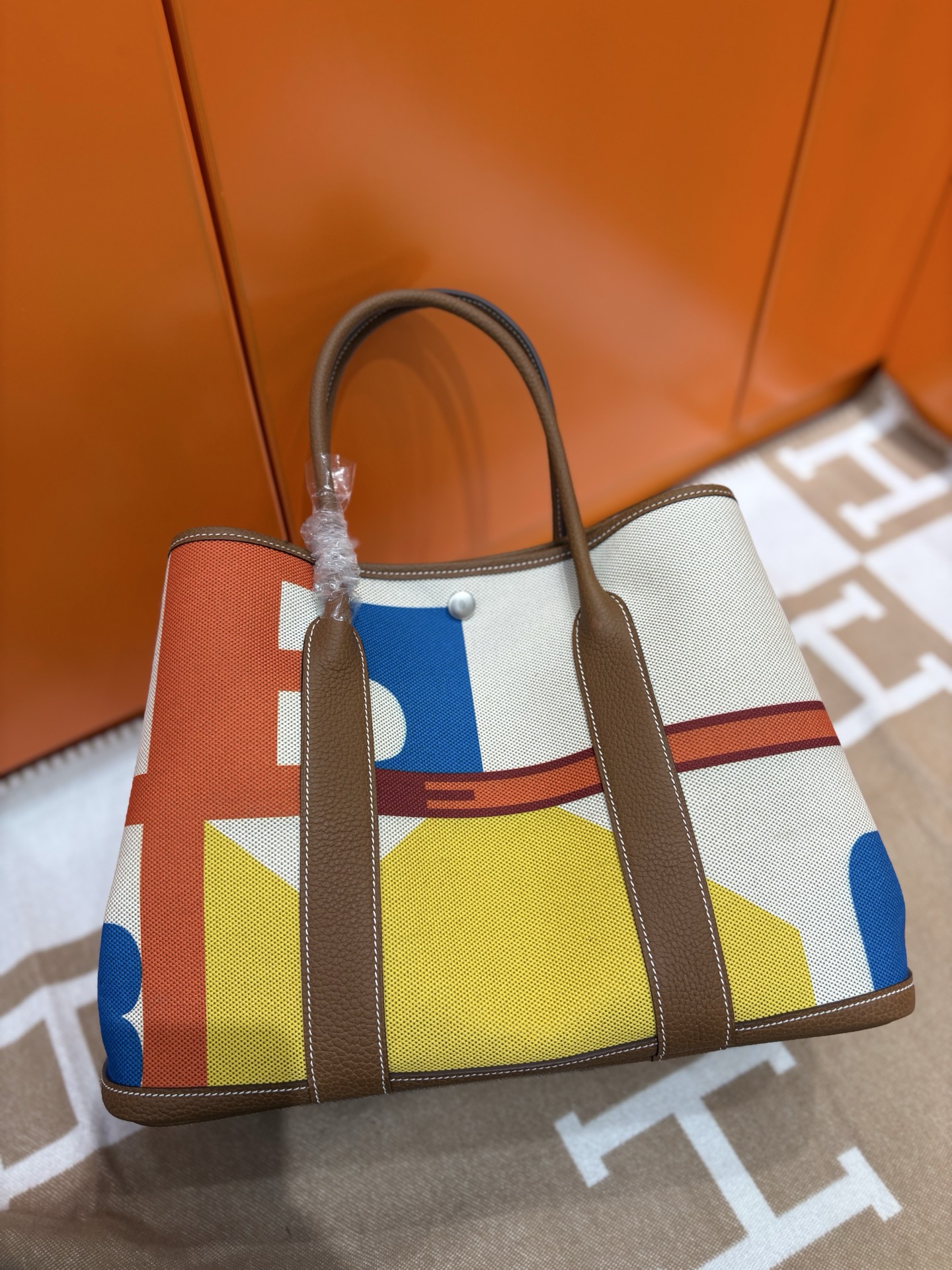 Hermes Garden Party Graffiti Handbag