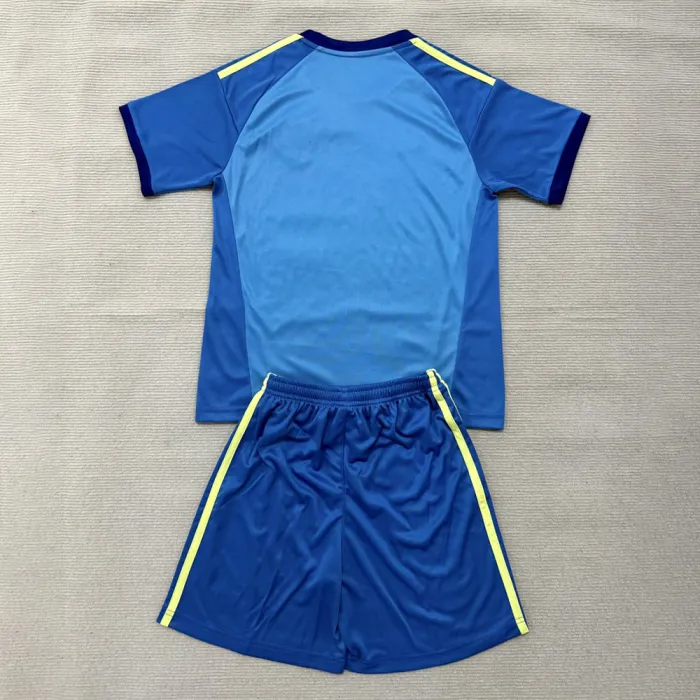 Kids Leeds United Blue Goalkeeper Suit 26/27