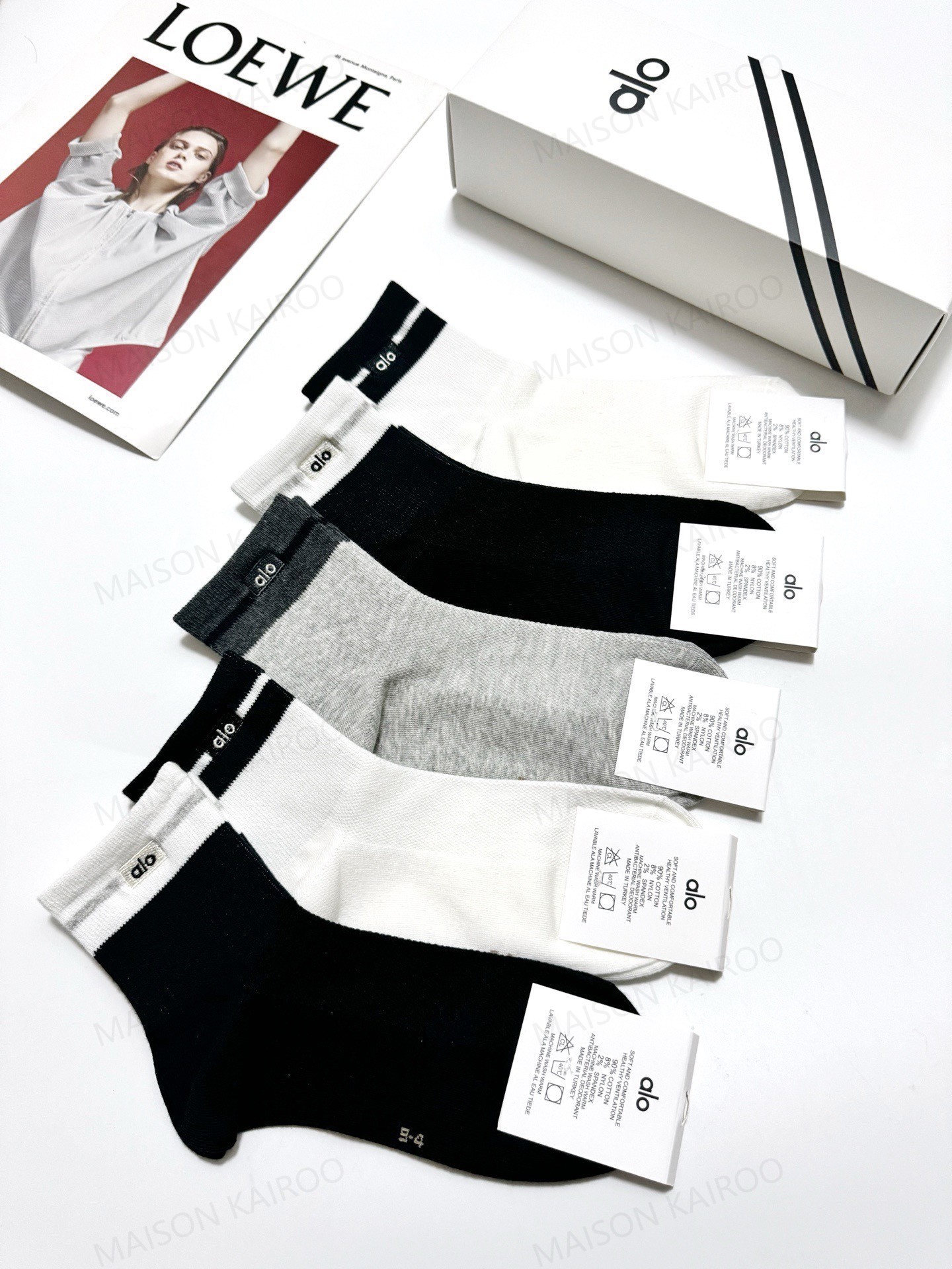 Alo Socks 5-Pack - KAIROO