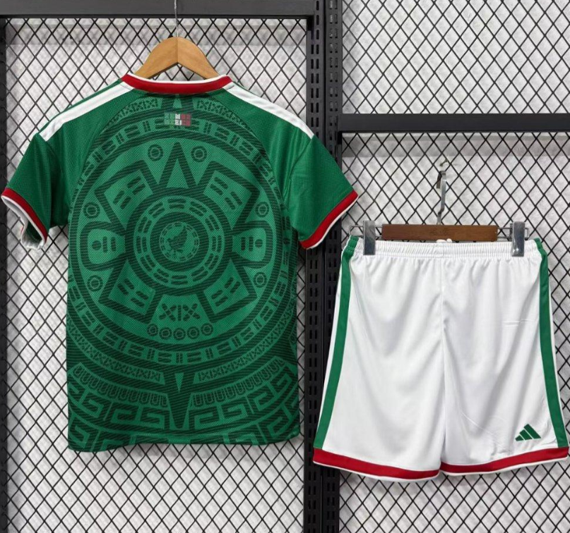 Kids Mexico 2026 Werld Cup Home Kit 16-28