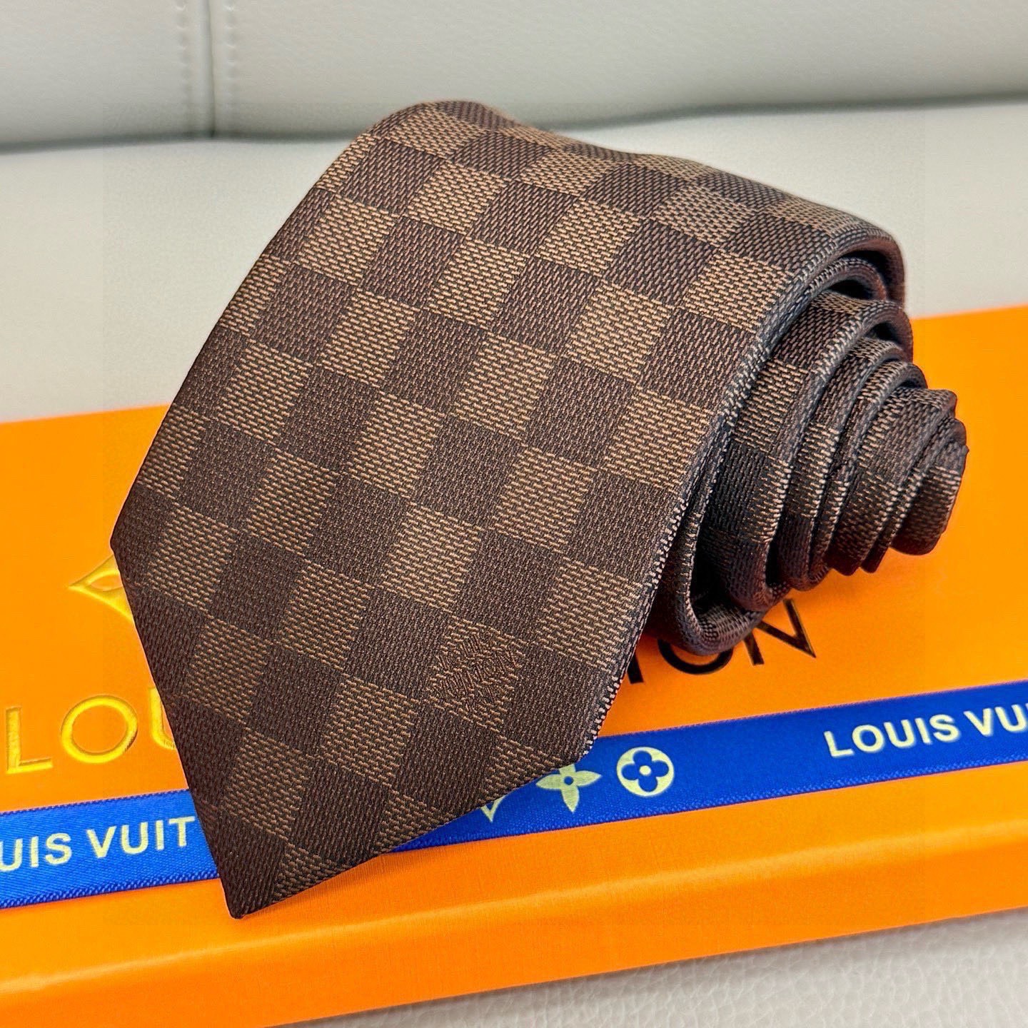 Men's LV Damier Tie