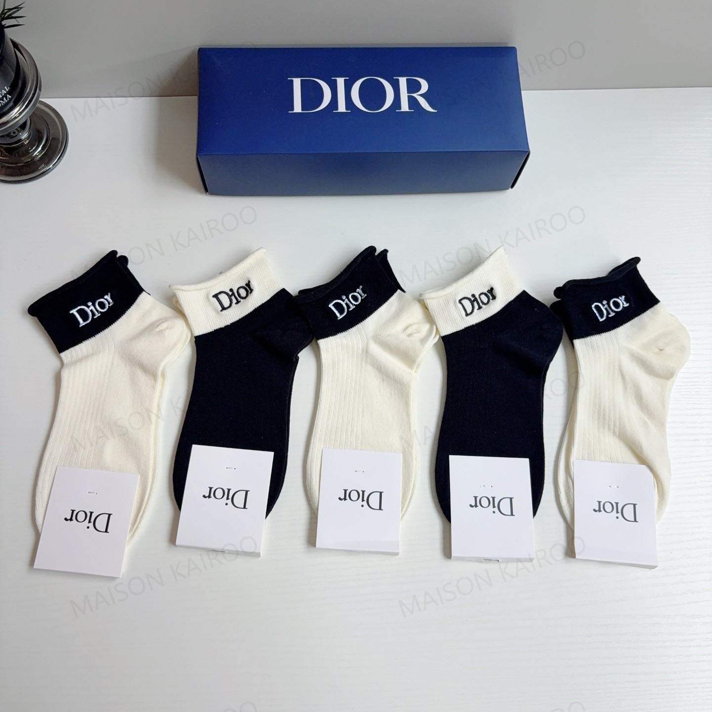 Dior Socks 5-Pack - KAIROO