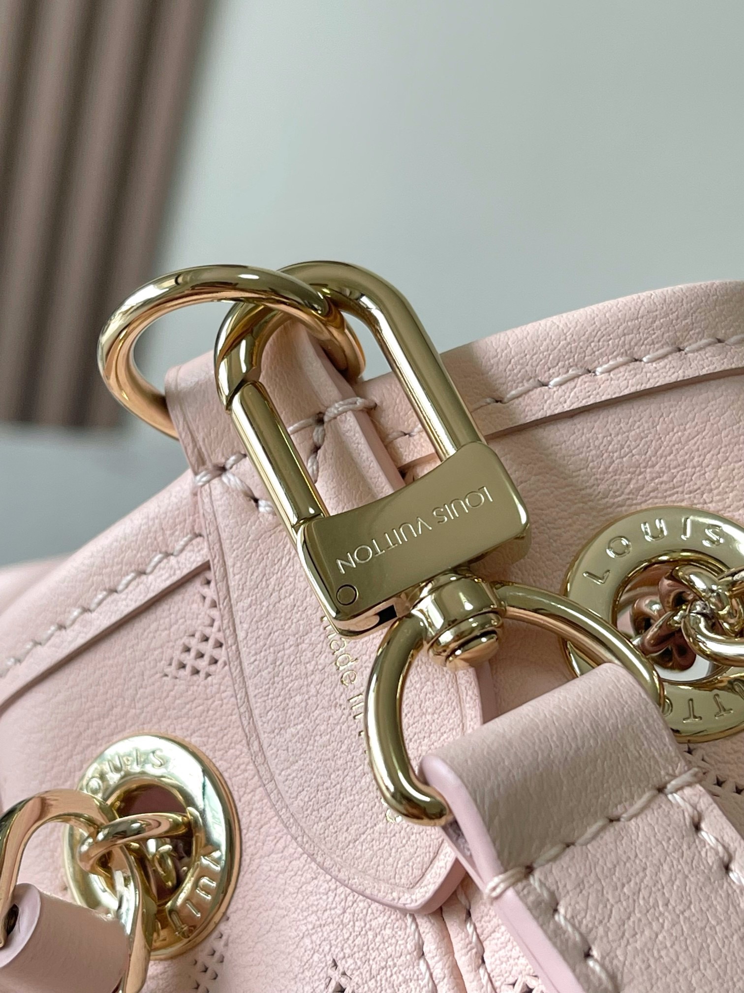 Louis Vuitton LV Embossed Tote Bag Chain Bag
